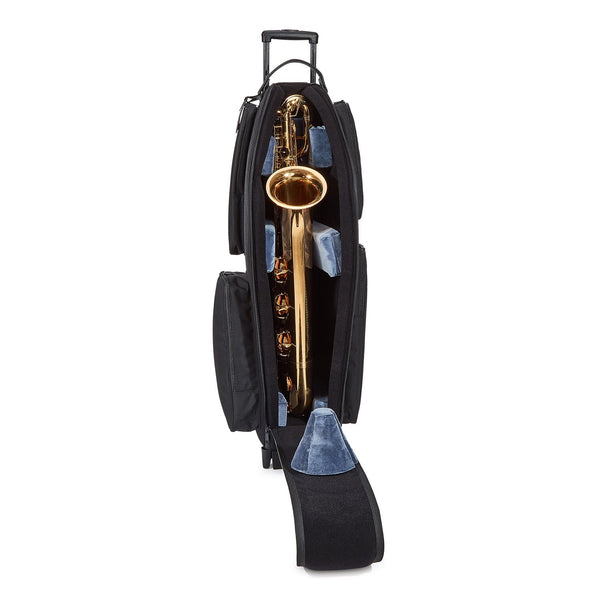 GARD Gig Bag 106-WBFSK Baritonsax - Low A wheelie Synthetic mit Leder Besatz