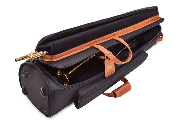 GARD Gig Bag 21-ESK Single Elite Tenor Posaune Gig Bag Synthetic mit Leder Besatz