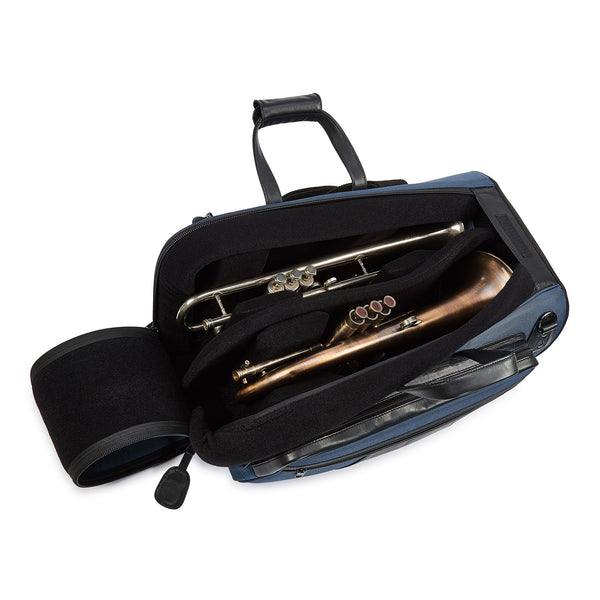 GARD Gig Bag 17-ESEK Elite Trompete + Flugelhorn Gig Bag Synthetic mit Leder Besatz