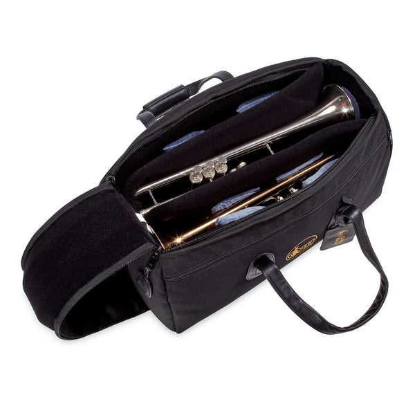 GARD Gig Bag 7-MSK Triple Trompete Gig Bag Synthetic mit Leder Besatz