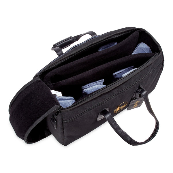 GARD Gig Bag 7-MSK Triple Trompete Gig Bag Synthetic mit Leder Besatz